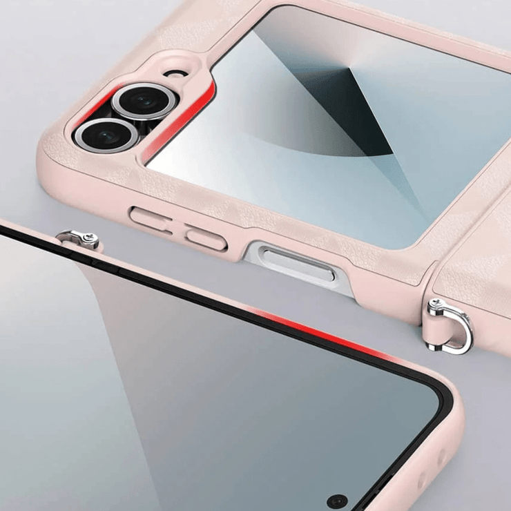 Novem Leather Case For Galaxy Z Flip 6