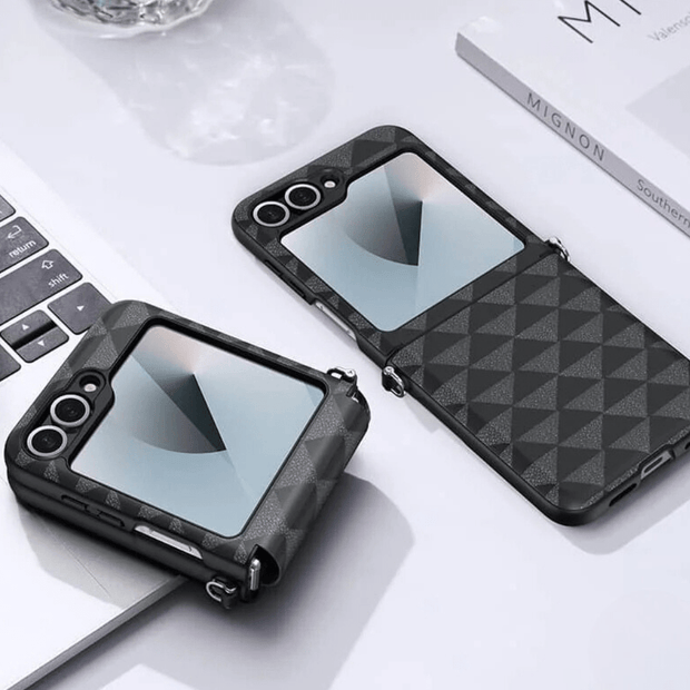 Novem Leather Case For Galaxy Z Flip 6