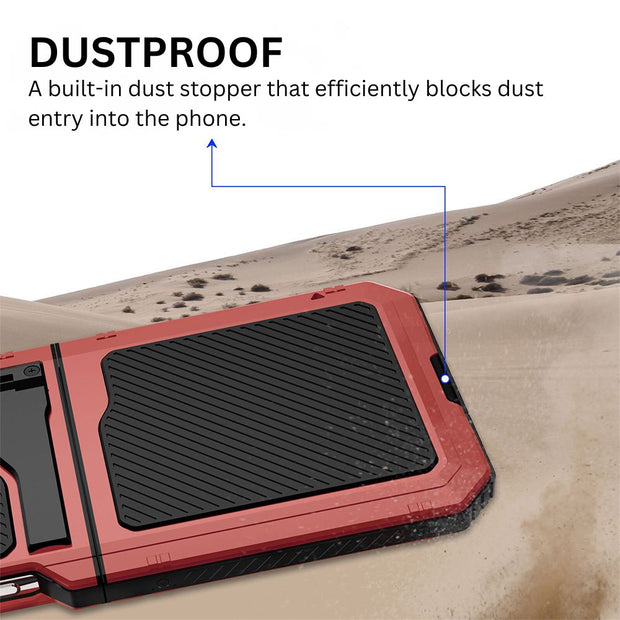 Olim Shockproof Case With Kickstand and Camera Protection for Samsung Galaxy Z Flip 4