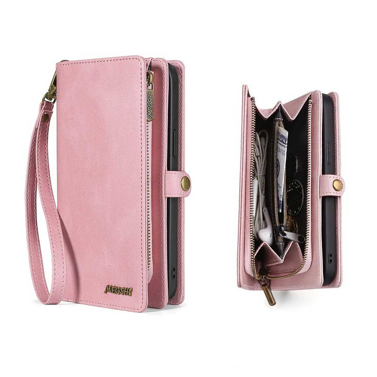 Fortune Leather Purse Case For iPhone 15-16 Series