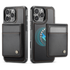Perdo Magnetic Leather Wallet iPhone Case With Detachable Card Holder