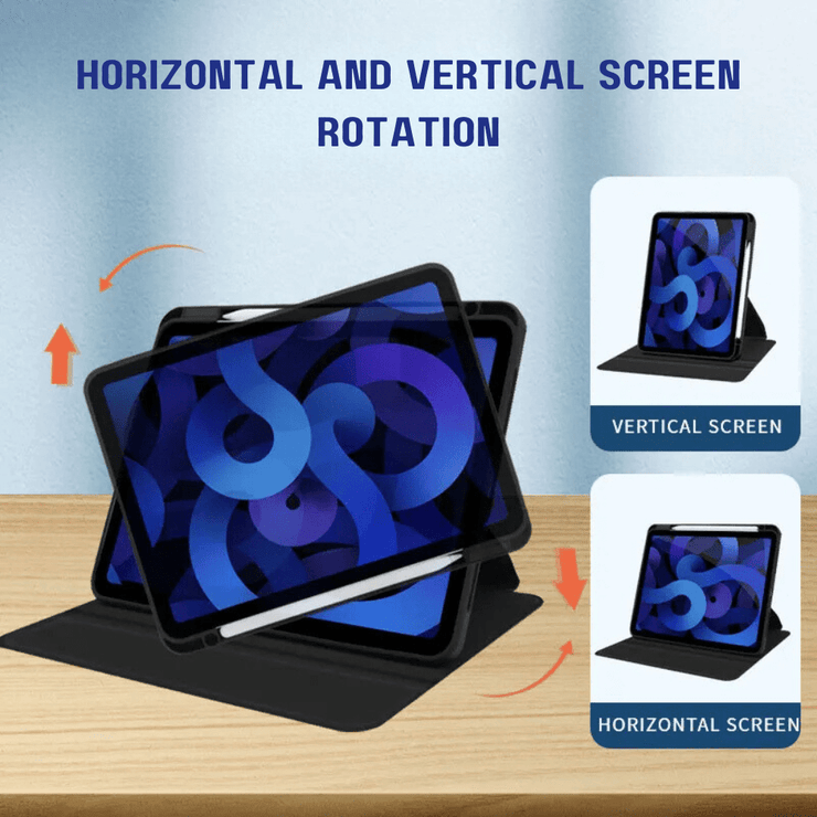 Pergo Protective iPad Case With 360 Degree Rotating Stand