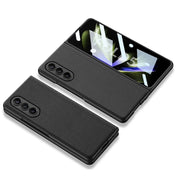 Puere Magnetic Leather Case for Galaxy Z Fold 5 With Flip Stand