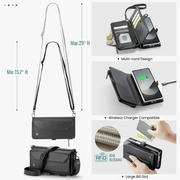 Rectus RFID Blocking Wallet Case For Galaxy Z Fold With Pen Holder Slot