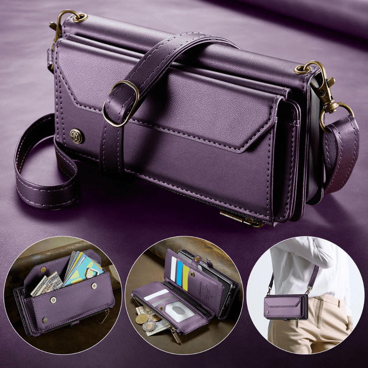 Rectus RFID Blocking Wallet Case For Galaxy Z Fold With Pen Holder Slot