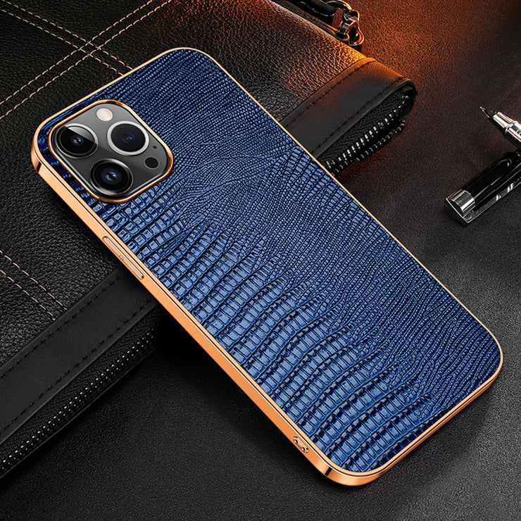 Contra Luxury Genuine Leather iPhone Case