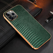 Contra Luxury Genuine Leather iPhone Case