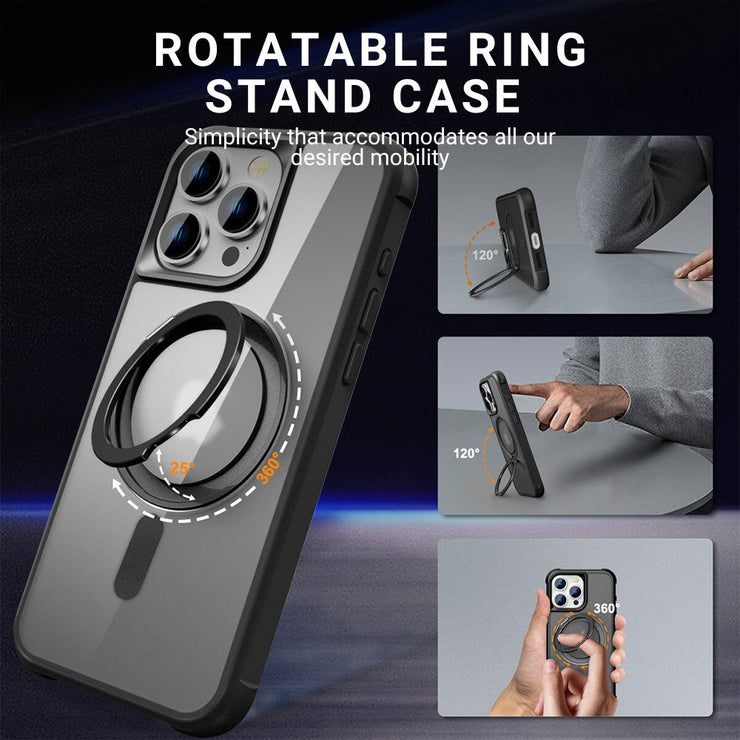 Creo Shockproof iPhone Case With 360° Rotatable Magnetic Ring