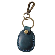 Emi Vintage Leather AirTag Keychain Case