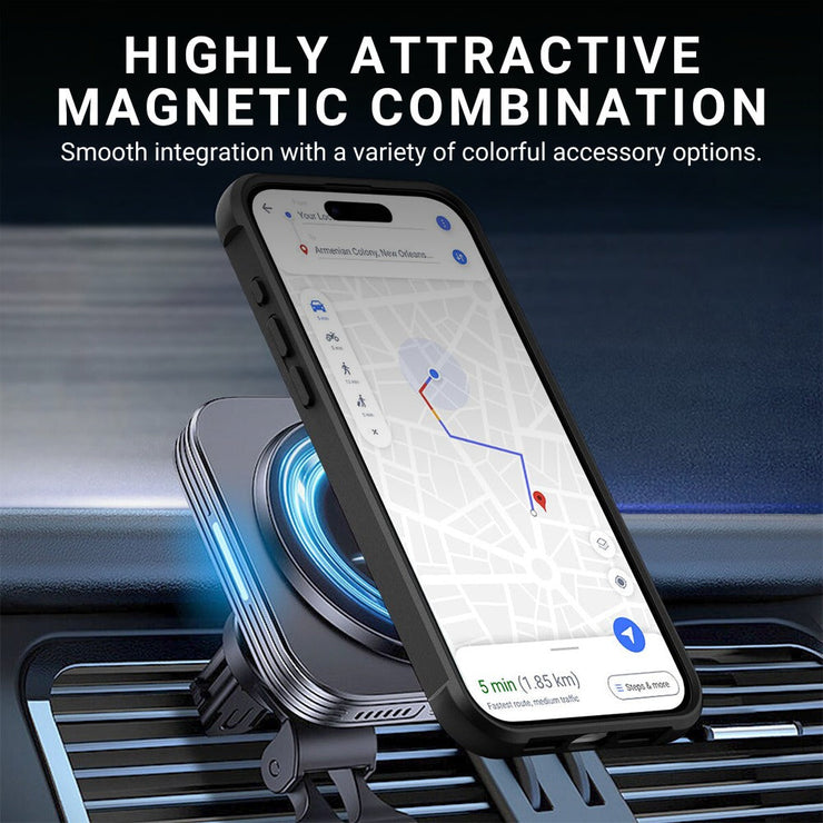 Creo Shockproof iPhone Case With 360° Rotatable Magnetic Ring