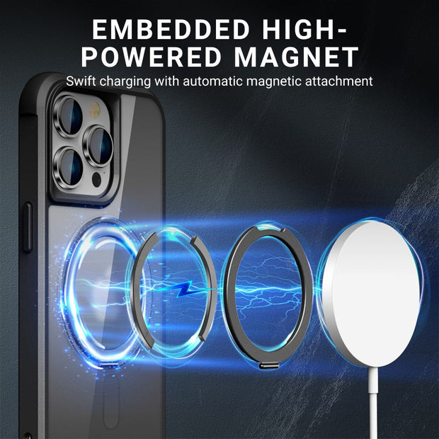 Creo Shockproof iPhone Case With 360° Rotatable Magnetic Ring