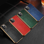 Contra Luxury Genuine Leather iPhone Case