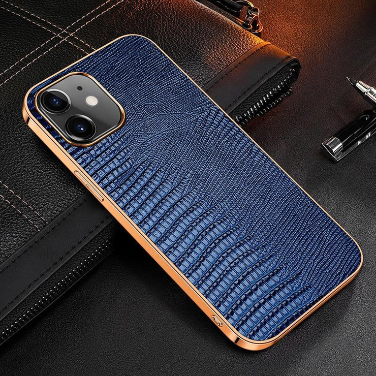 Contra Luxury Genuine Leather iPhone Case