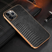 Contra Luxury Genuine Leather iPhone Case