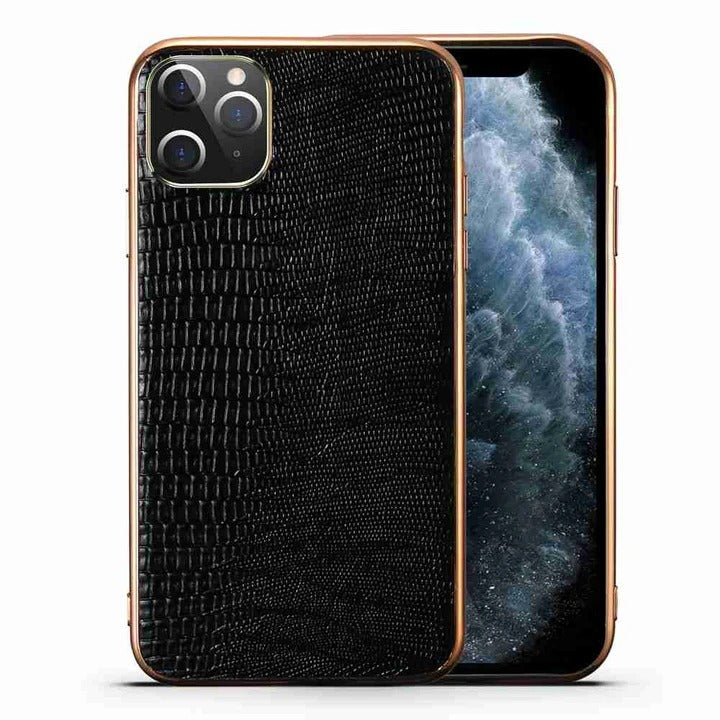 Contra Luxury Genuine Leather iPhone Case