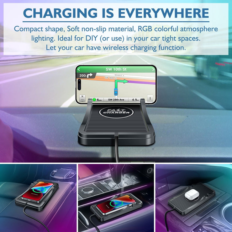 Careo Wireless Charger Car Charging Pad