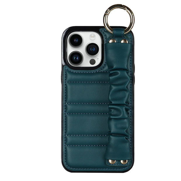 Alterna Luxury Leather iPhone Case With Wristband