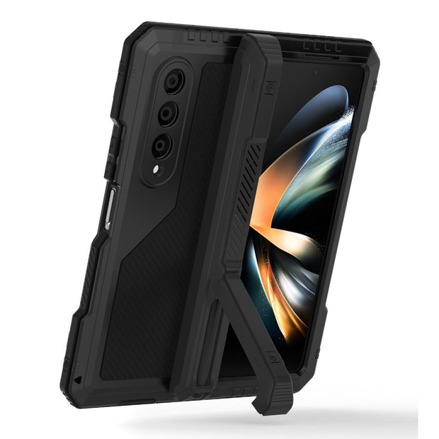 Nobile Shockproof Metal Case with Kickstand for Galaxy Z Fold 4