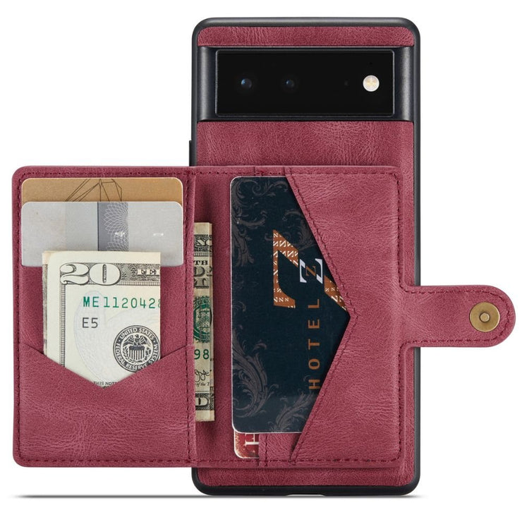 Aes Magnetic Leather Wallet Case For Google Pixel - Astra Cases