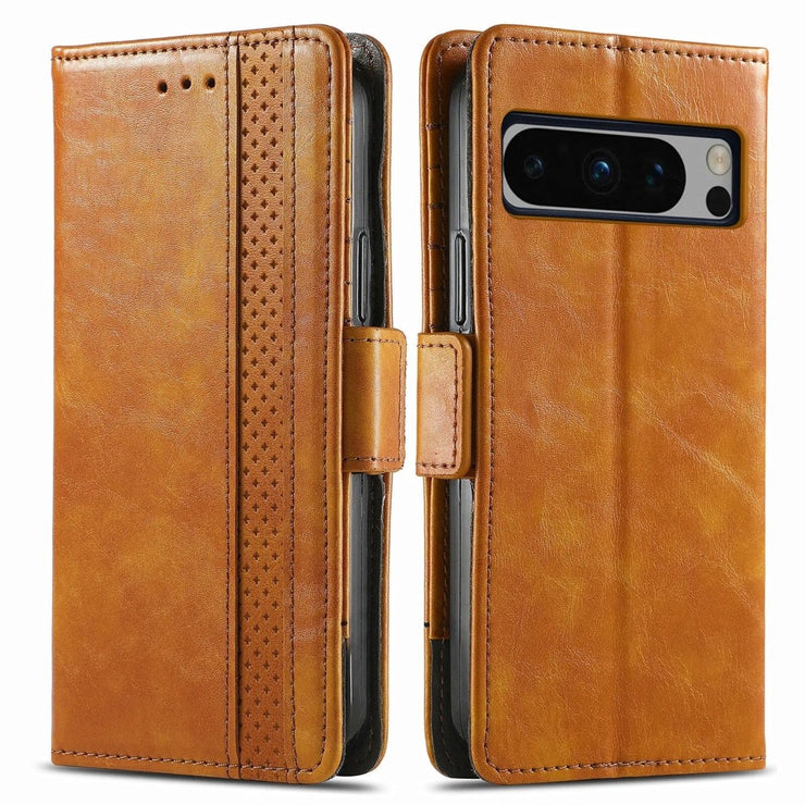 Aureus Leather Case With Side Buckle For Google Pixel 8 Series - Astra Cases