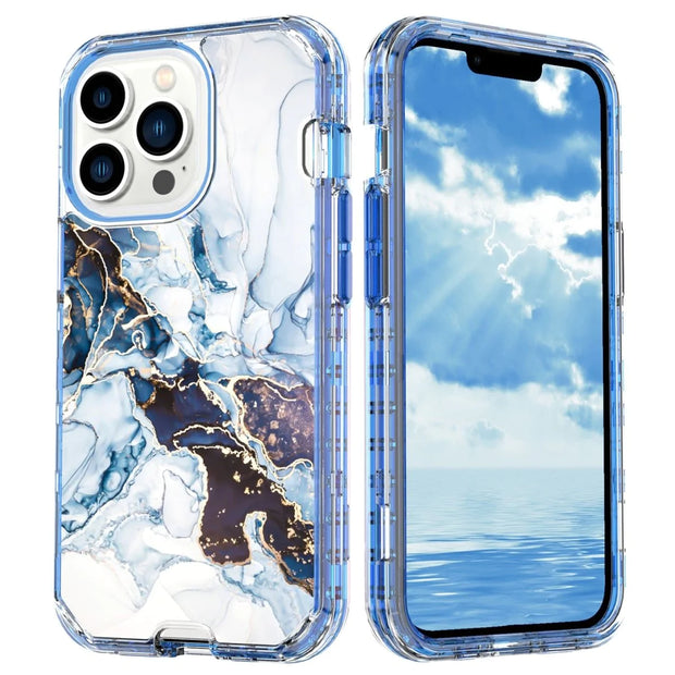 Castra Marble Pattern Soft Silicone iPhone Case - Astra Cases