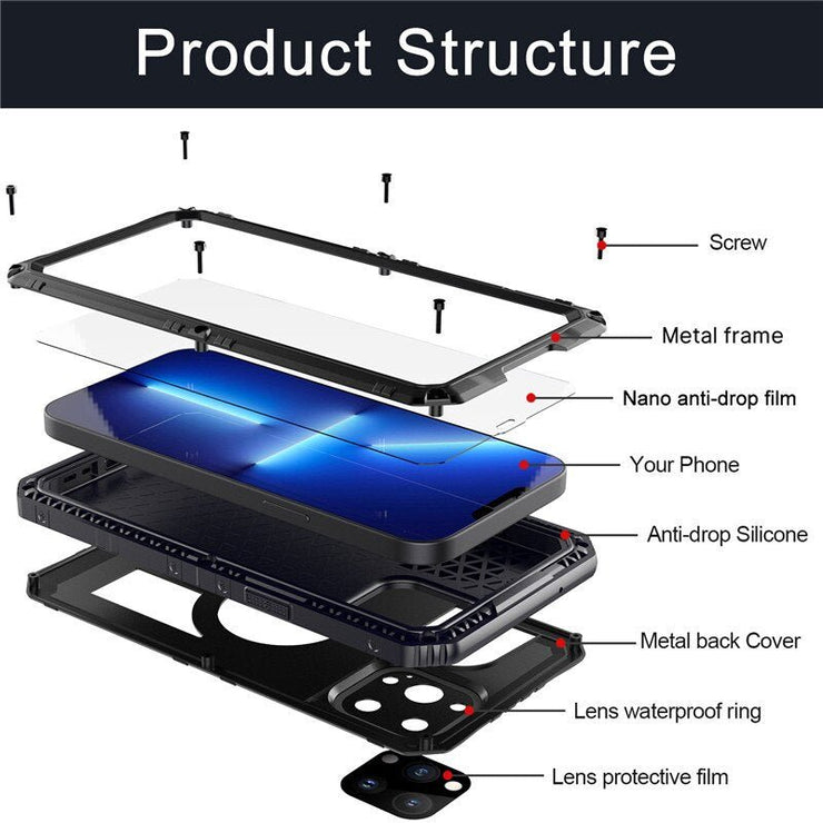 Celare Waterproof Armor Phone Case for iPhone - Astra Cases