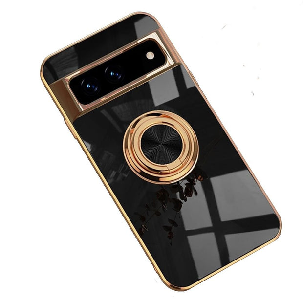 Dirigo Silicone Case for Google Pixel 7 and 7 Pro with Magnetic Ring Kickstand - Astra Cases