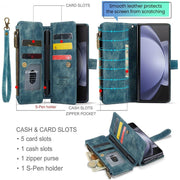 Eligo Leather Wallet Case for Galaxy Z Fold 5 With Pen Slot - Astra Cases