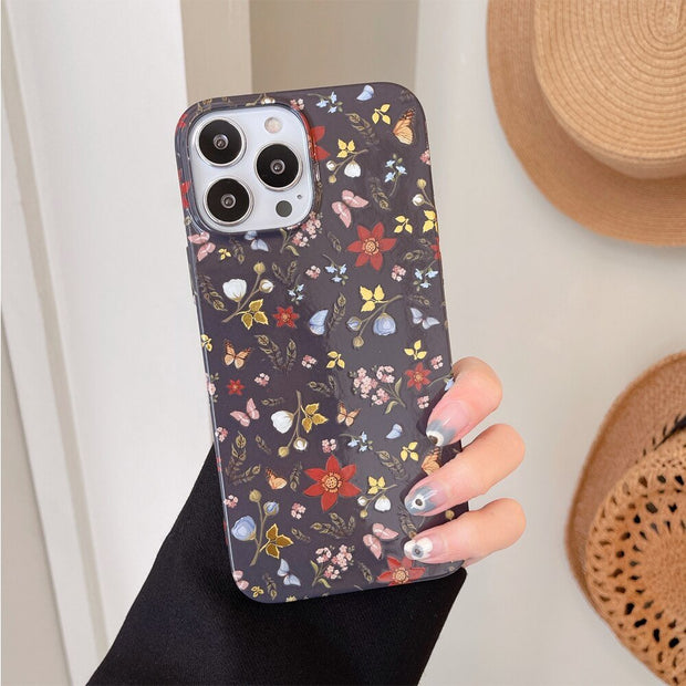 Grex Floral Prints Slim Shockproof iPhone Case - Astra Cases