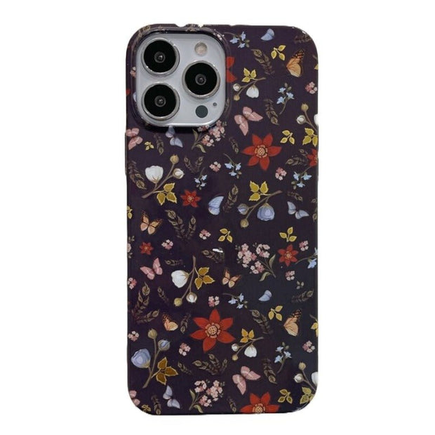 Grex Floral Prints Slim Shockproof iPhone Case - Astra Cases