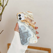 Ideo Marble Prints Impact Resistant Slim iPhone Case - Astra Cases