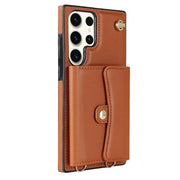 Infero Leather Wallet Case With Lanyard For Galaxy S Series - Astra Cases