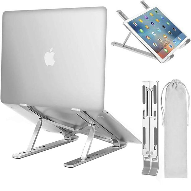 LappyLite Adjustable Aluminium Foldable Non-Slip Laptop Stand - Astra Cases