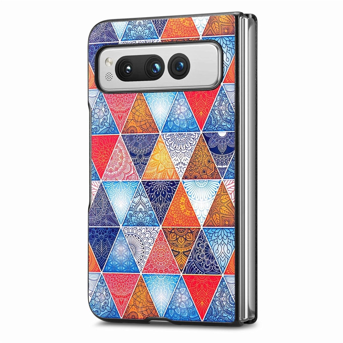 Lene Multi-Colored Painted Leather Case for Google Pixel Fold - Astra Cases