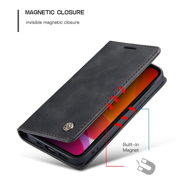 London Leather Wallet iPhone Case - Astra Cases