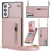 Mel Crossbody Galaxy Leather Case With Stand - Astra Cases