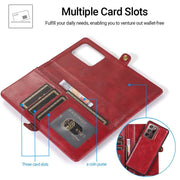 Mereo Magnetic Leather Galaxy Wallet Case with Lanyard and Card Slot - Astra Cases