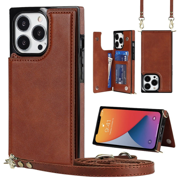 Nimbus Crossbody Leather iPhone Case - Astra Cases