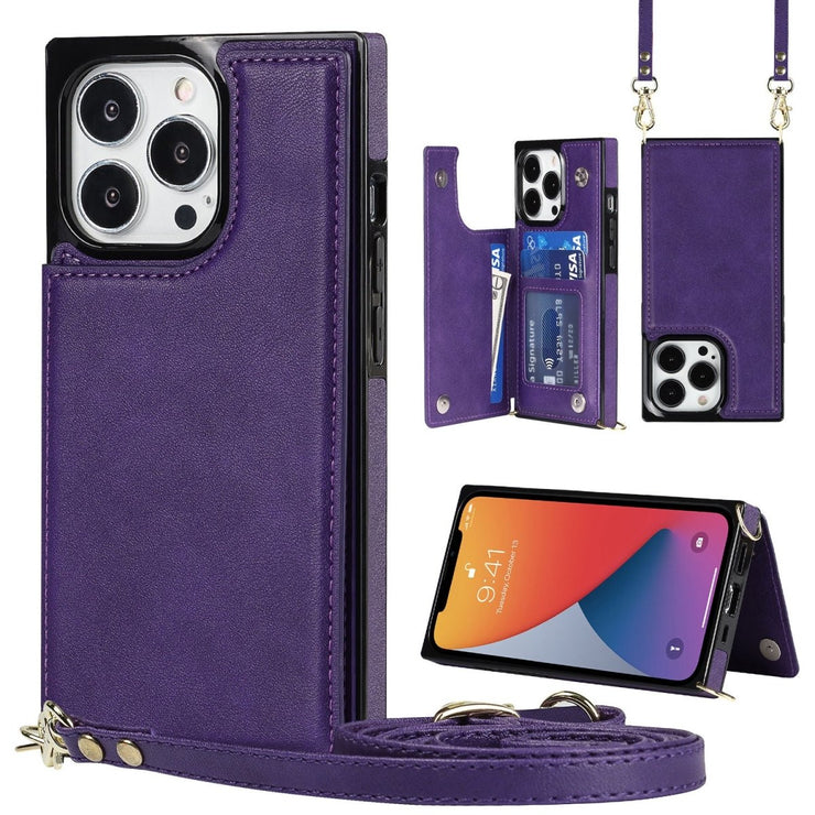 Nimbus Crossbody Leather iPhone Case - Astra Cases