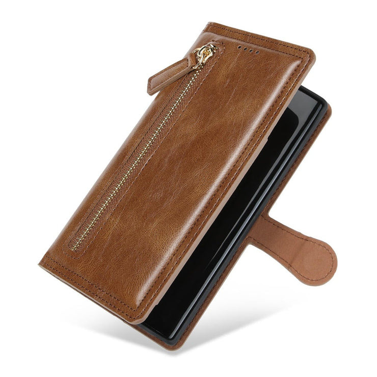 Papilio Leather Card Wallet Galaxy Case With Zip - Astra Cases