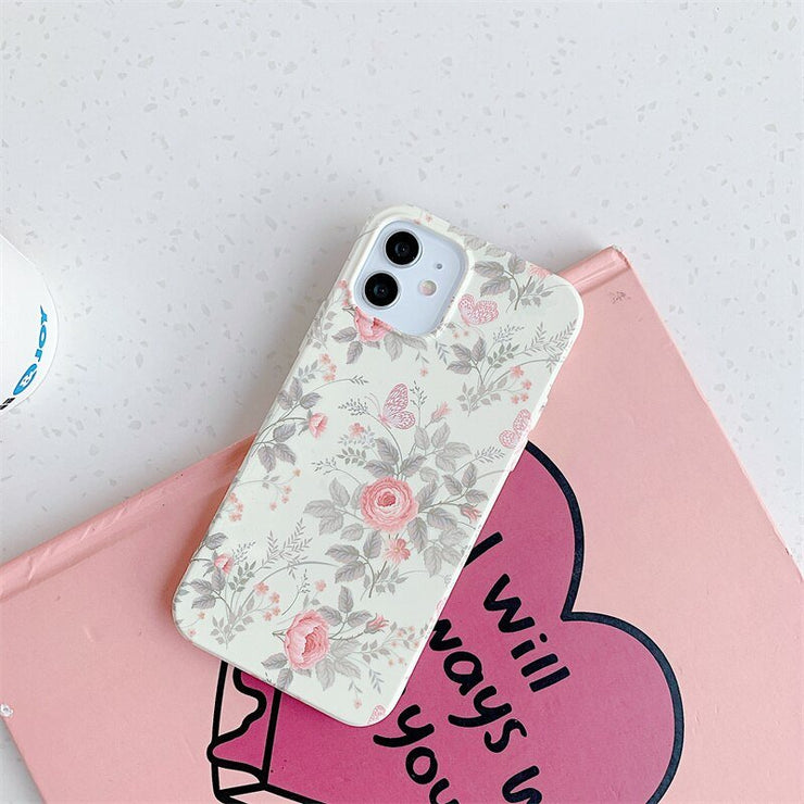 Velle Floral Print Shockproof Slim iPhone Case - Astra Cases