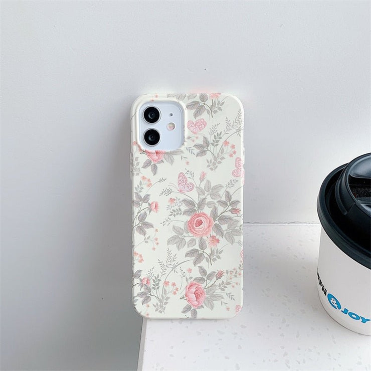 Velle Floral Print Shockproof Slim iPhone Case - Astra Cases