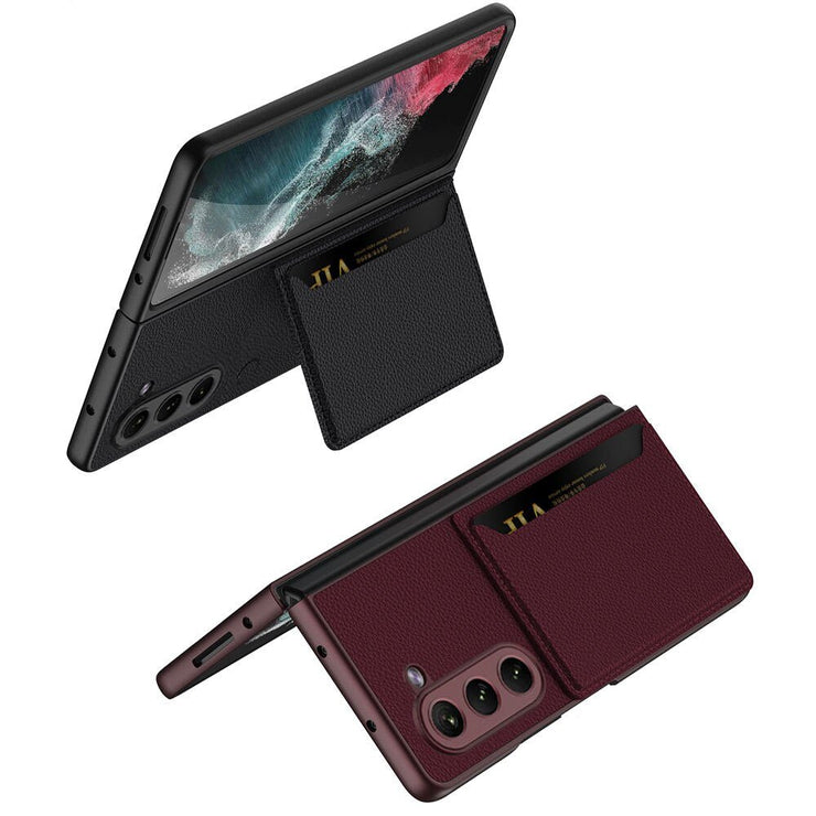 Velox Leather Case for Galaxy Z Fold 5 With Card Slot - Astra Cases