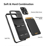 Vero Shockproof Wallet Case With Slide Camera Cover for iPhone 14 Series - Astra Cases