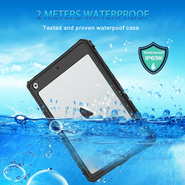 Vincit Waterproof iPad Case with Screen Protector