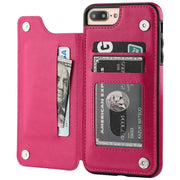 Vistor Leather Flip Wallet Case For iPhone 11, 12 & 13 Series - Astra Cases